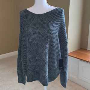 NWT Rachel Roy Blue-Gray Sweater XL